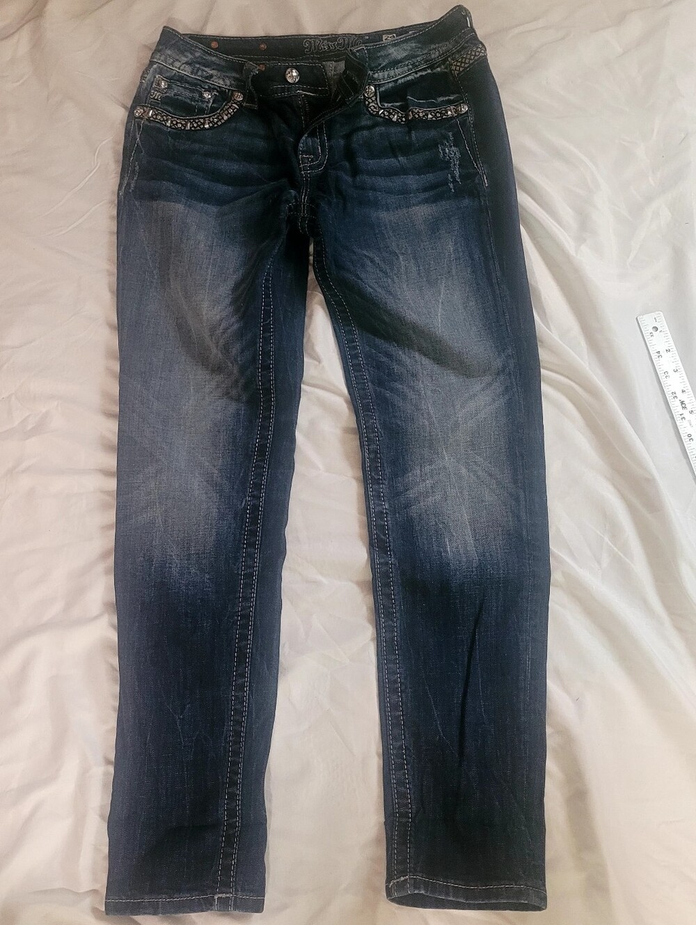 Miss Me Jeans, Relaxed, Skinny, Size 29